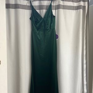 Windsor hunter green formal floor length dress. Wedding guest. Size small
